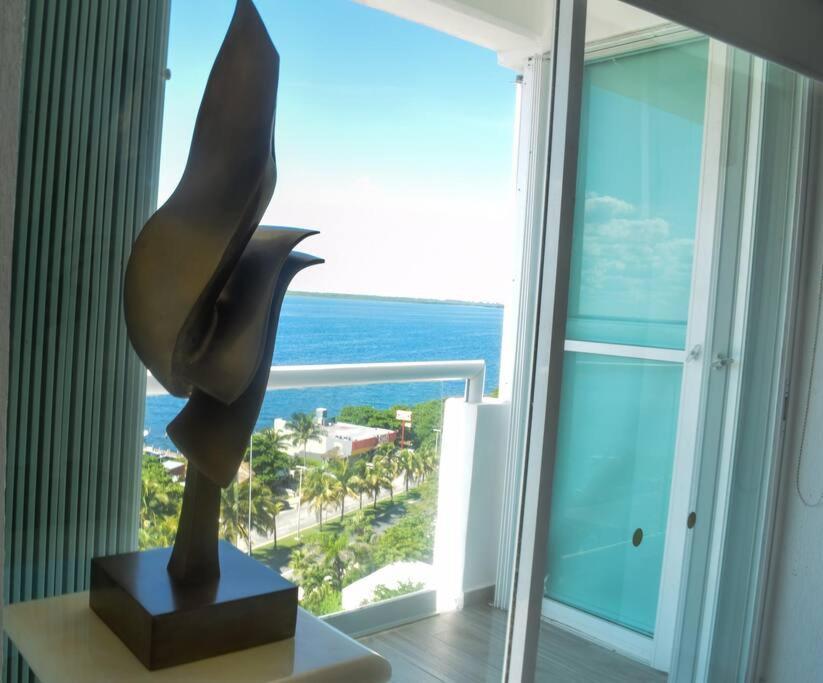 Apartment Estudio A Pie De Playa, Increibles Vistas, Amanecer, Atardecer, Balcon, Gym, Jacuzi, 1807 Cancun